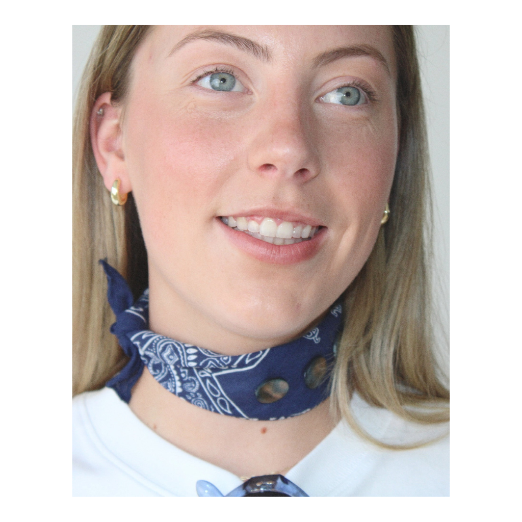 Mother of Pearl Beaded Bandana Choker