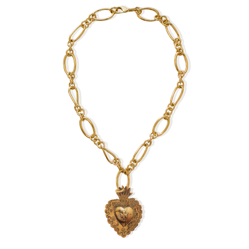 Divine Dove Sacred Heart Necklace