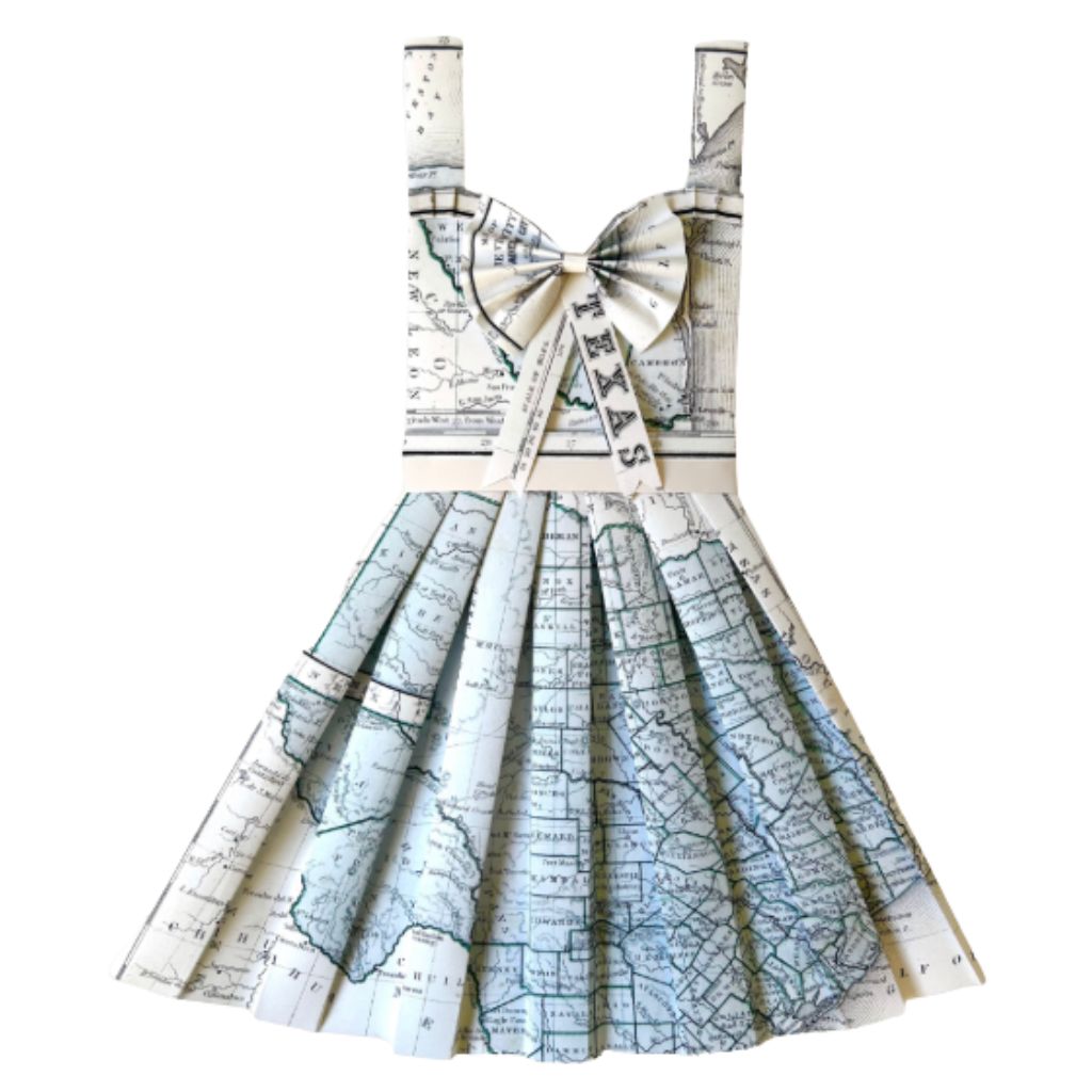 The Texas Map Dress