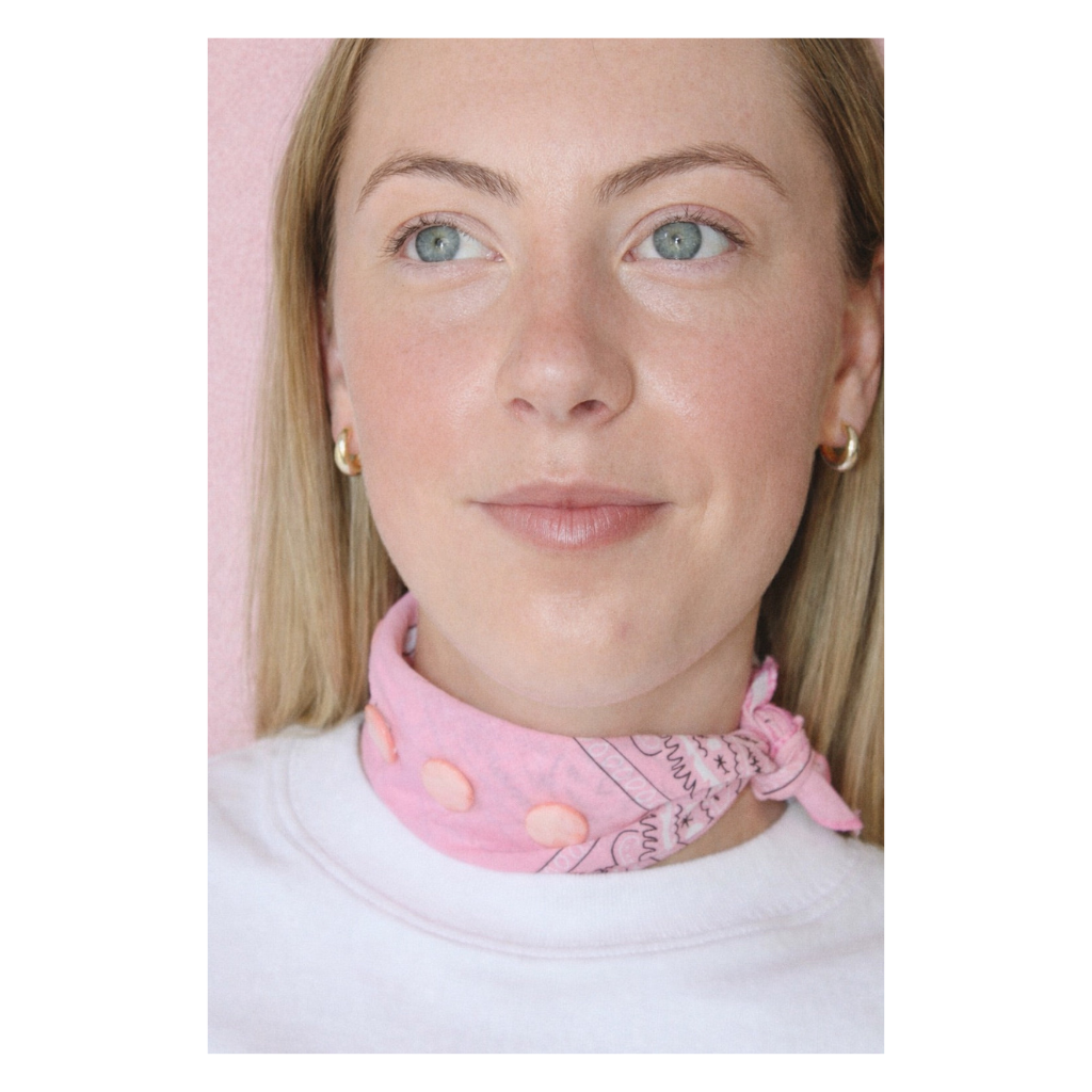 Mother of Pearl Beaded Bandana Choker
