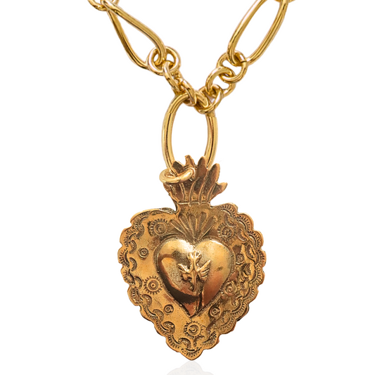 Divine Dove Sacred Heart Necklace