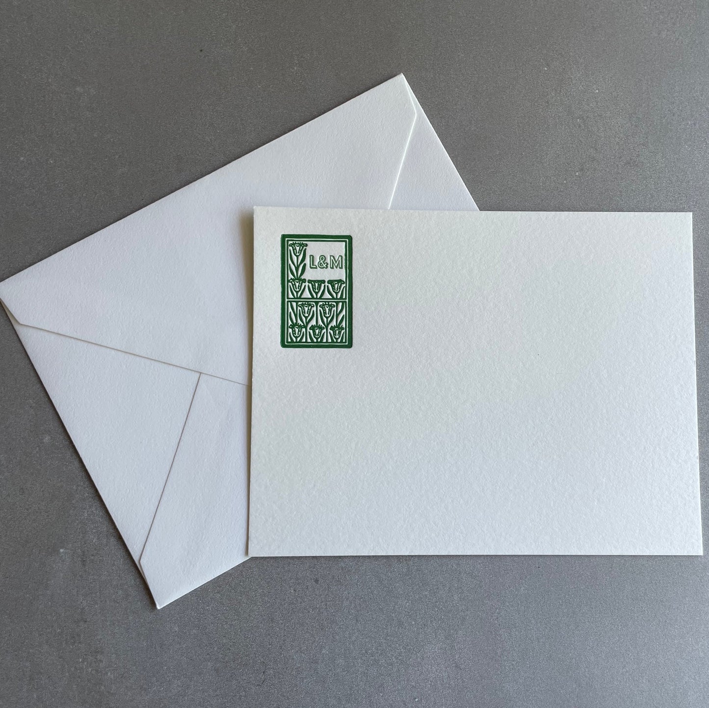 Art Deco You & Me Notecard