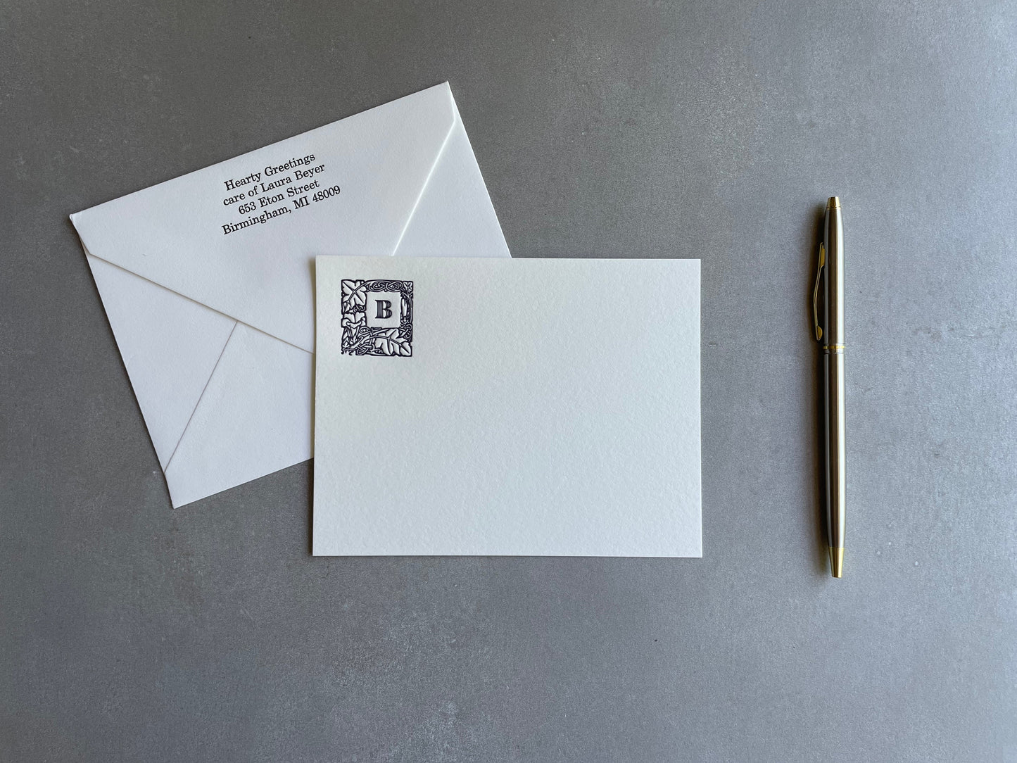 The Lovely Leaf Notecard