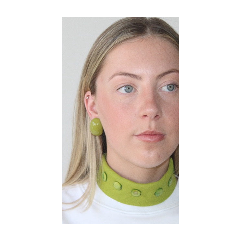 Mother of Pearl Beaded Bandana Choker