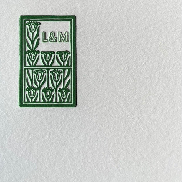 Art Deco You & Me Notecard