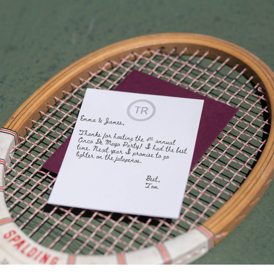 The Simple Circle Notecard